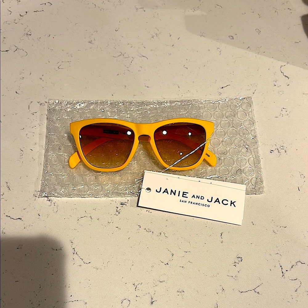Janie and Jack Classic Yellow Sunglasses